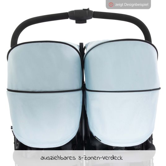 Hauck Add-on sun canopy Swift X Duo Deluxe Canopy - Iceblue