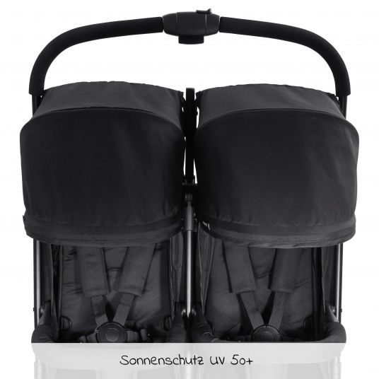 Hauck Zwillingsbuggy Swift X Duo (bis 36 kg) - Black