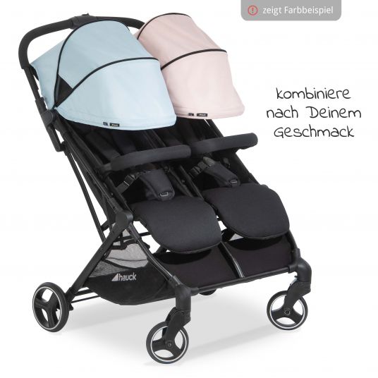 Hauck Passeggino gemellare Swift X Duo (fino a 36 kg) - Nero