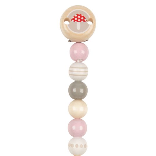 Heimess Pacifier chain made of wood - toadstool