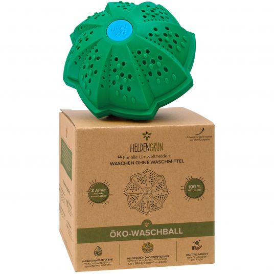 Heldengrün Öko-Waschball - Nachhaltiges Waschmittel
