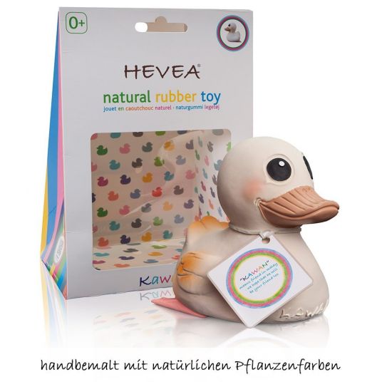 HEVEA Spiel- & Badetier Ente Kawan aus Naturkautschuk