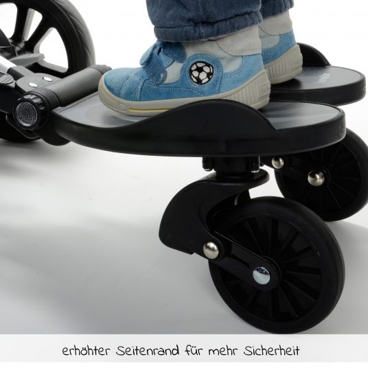 Hoco Trittbrett für Kinderwagen Buggy-Board Bump Rider - Anthrazit