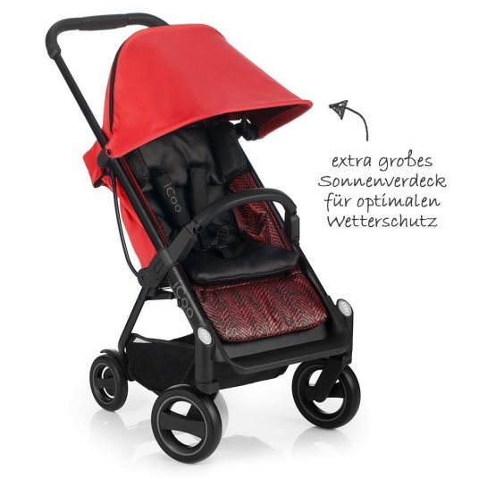 iCoo Buggy Acrobat - Rosso lisca di pesce