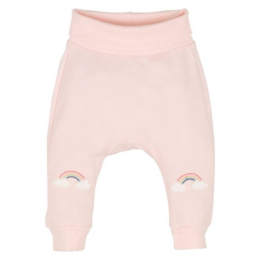 idilbaby Set di 2 - Pantaloni e top - Rosa arcobaleno - Taglie 0-3m