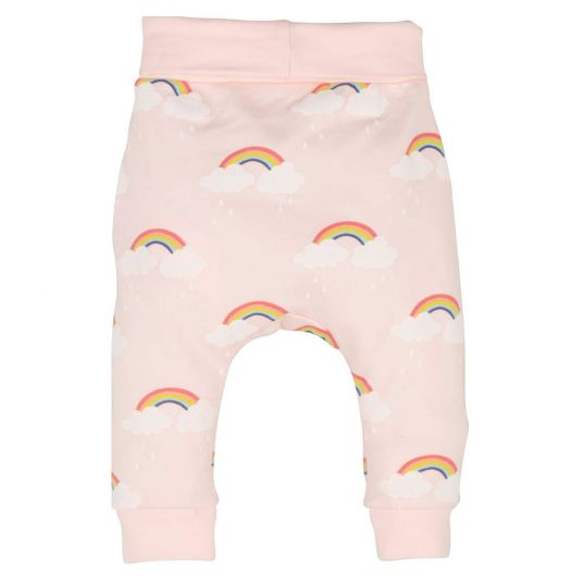 idilbaby Set di 2 - Pantaloni e top - Rosa arcobaleno - Taglie 0-3m