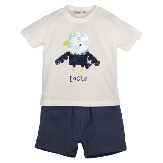 idilbaby Set of T-shirt and shorts - Eagle - size 3-6m