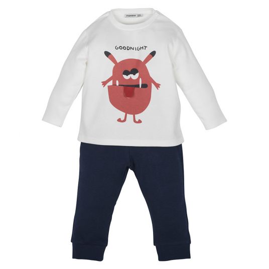 idilbaby Set - Camicia con pantaloni - Goodnight Monster - Taglie 3-6m