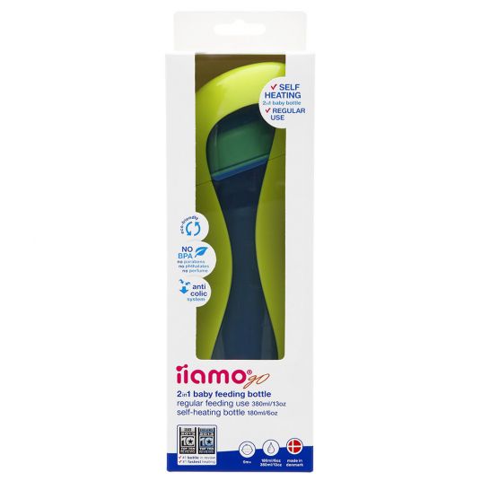iiamo PP bottle self-heating Go & Home - Green Blue
