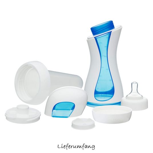 iiamo PP bottle self-heating Go & Home - White Blue