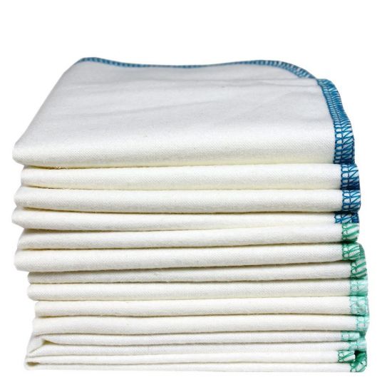 ImseVimse Washcloth 12er Pack - White Blue