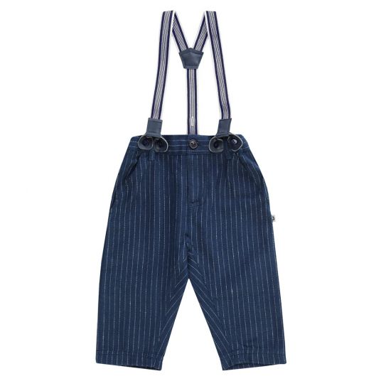 Jacky Pants with suspenders Classic Boys - Stripes Blue - Size 56