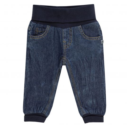 Jacky Jeans lined with soft waistband - Dark Blue Denim - size 56