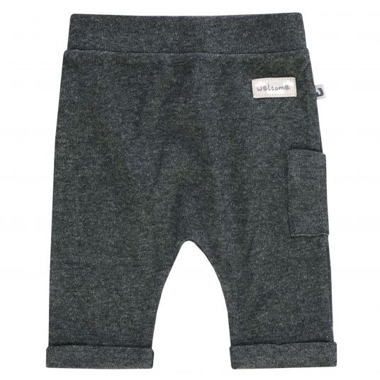 Jacky Jogging pants with pocket - llama anthracite light gray - size 56