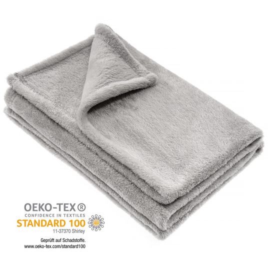 Jacky Microfleece blanket 75 x 100 cm - Grey