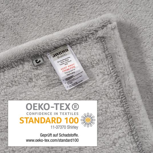 Jacky Coperta Cuddle Microfleece 75 x 100 cm - Grigio