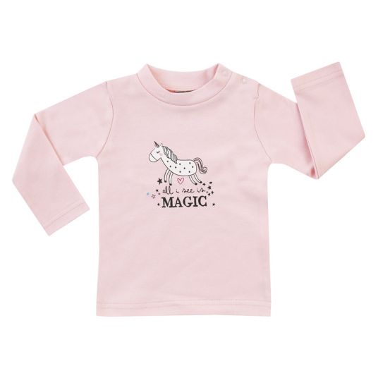 Jacky Long Sleeve Shirt 2 Pack - Unicorn Pink Grey - Size 50/56