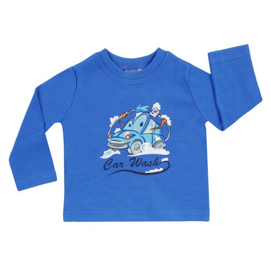 Jacky Long Sleeve Shirt Basic Line - Car Wash Blue - Size 62