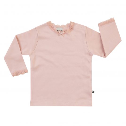Jacky Long sleeve shirt with lace collar - Old pink - Gr. 56
