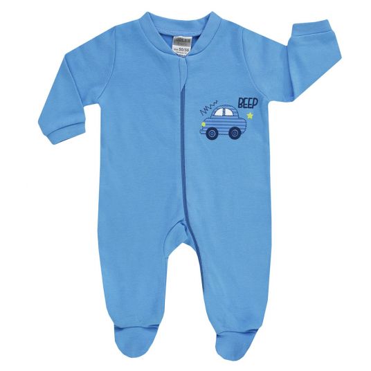 Jacky Pajamas one-piece 2-pack - car blue white - size 50/56