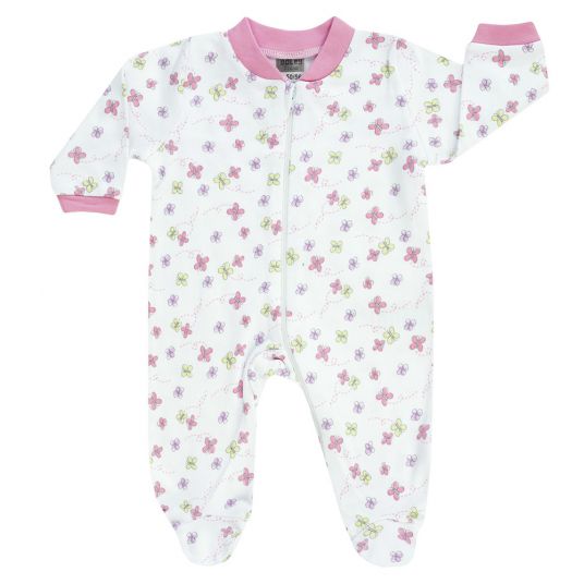 Jacky Pajamas One Piece Suit Pack of 2 - Flower Pink White - Gr. 50/56