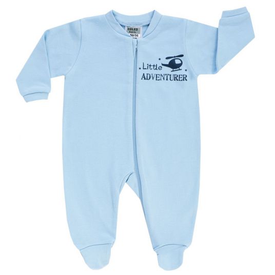 Jacky Pajama one-piece 2-pack Little Adventurer - Light Blue White - Size 50/56