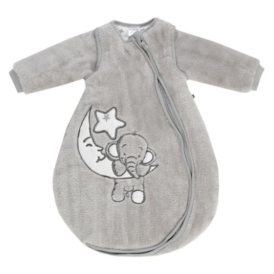 Jacky Sleeping bag padded sleeves removable - Elephant Grey - Gr. 50/56