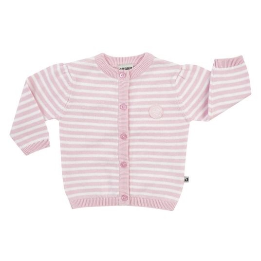 Jacky Cardigan Hearts - Stripes Pink White - Size 56