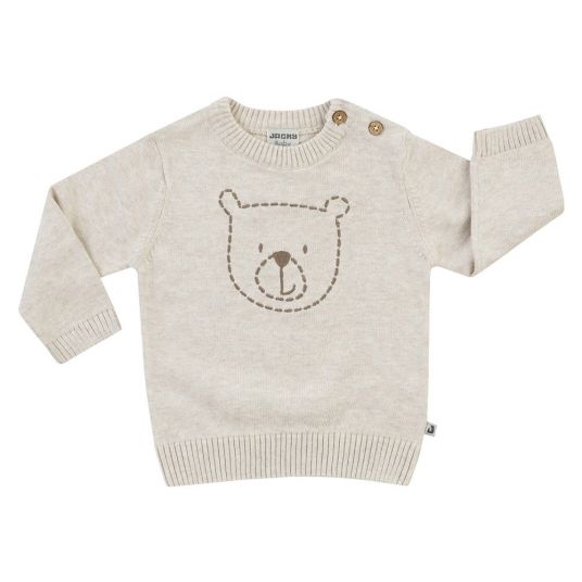 Jacky Knit Sweater Badu Bear - Beige Melange - Size 62