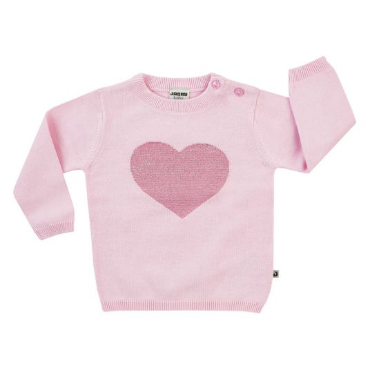 Jacky Knitted sweater Hearts - Pink - Size 56