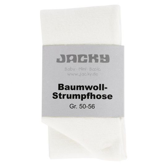 Jacky Strumpfhose - Uni Offwhite - Gr. 50 / 56