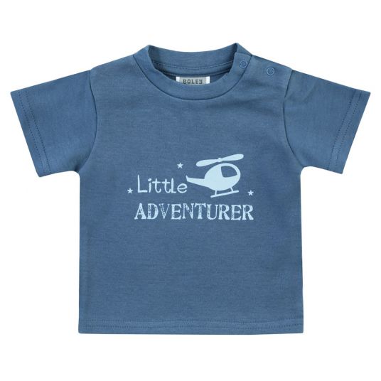 Jacky T-Shirt 2er Pack Little Adventurer - Hellblau Dunkelblau - Gr. 50/56