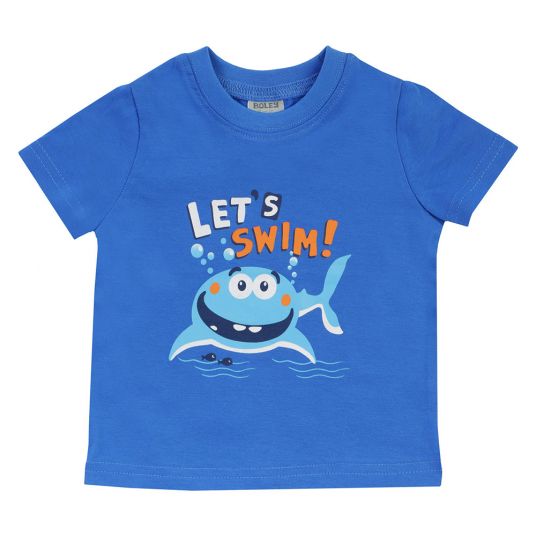 Jacky T-Shirt Basic Line - Let´s swim Blau - Gr. 62