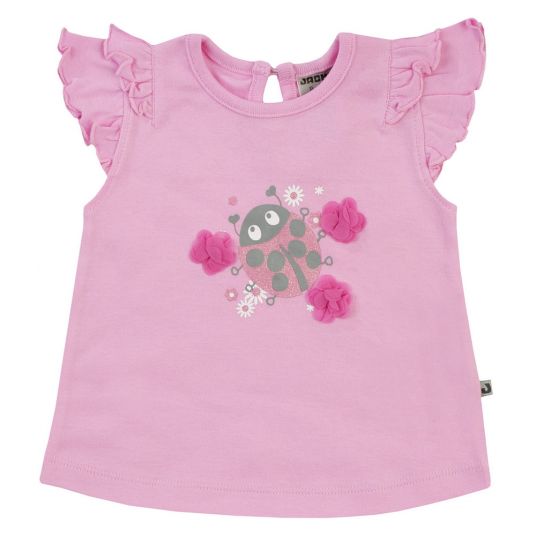 Jacky T-shirt Little Bug - Pink - Size 56