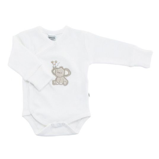 Jacky Wrap body long sleeve with scratching mitten Elephant - Offwhite - Gr. 50
