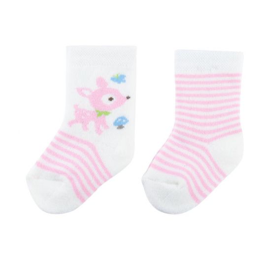 Jacobs Babymoden Pack of 2 socks fawn - Ecru - Size 17 / 18