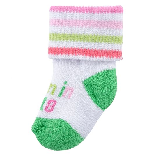 Jacobs Babymoden First Time Socks 2 Pack Born in 2018 - Pink