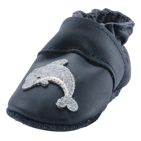 Jacobs Babymoden Scarpa in pelle Dolphin - Navy - Taglia 18 / 19