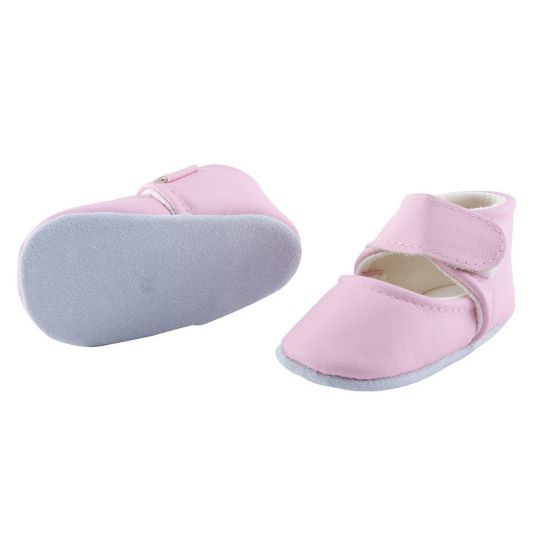 Jacobs Babymoden Leather shoe with Velcro closure - Pink - Size 18