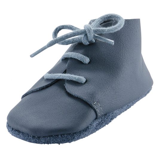 Jacobs Babymoden Leather shoe to lace - Uni Blue - Size 18/19