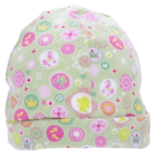 Jacobs Babymoden Cap with envelope - Princess Green Pink - Size 38/40
