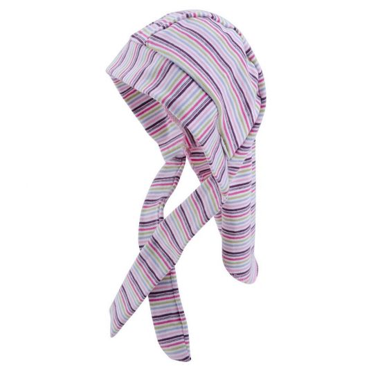 Jacobs Babymoden Pirate Scarf - Striped Pink Green - Size 51