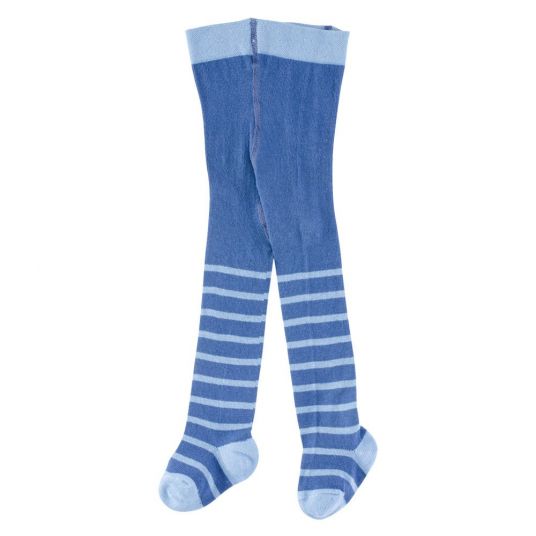 Jacobs Babymoden Tights 2-pack striped & elephant - Blue - Size 50 / 56