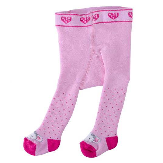 Jacobs Babymoden Thermo tights - Mausi Mouse Pink - size 74/80
