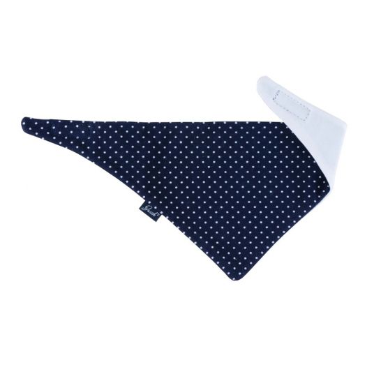 Jacobs Babymoden Reversible scarf dots - Navy White