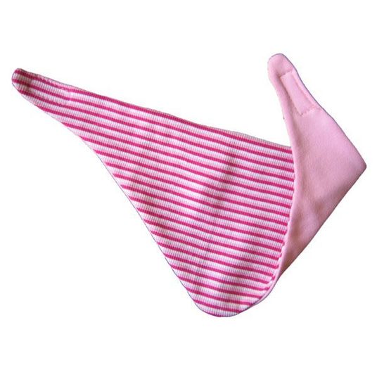 Jacobs Babymoden Reversible scarf - striped pink