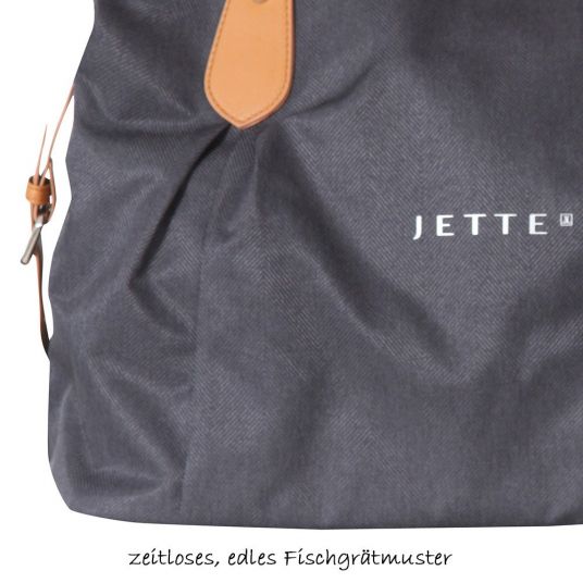 Jette Diaper bag Jessica - Fishbone Graphite