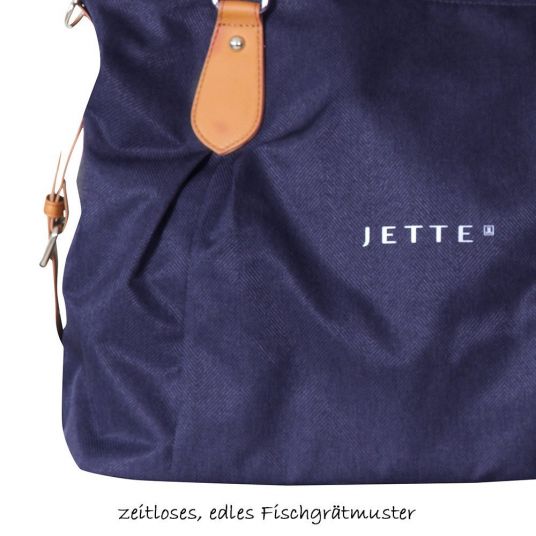 Jette Diaper bag Jessica - Fishbone Navy