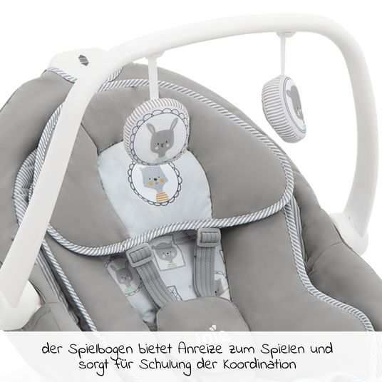 joie 2in1 Babyschaukel Sansa ab Geburt - 13 kg abnehmbarer Sitz als Babywippe nutzbar - Portrait