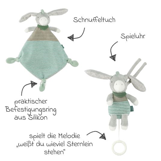 joie 4in1 Kombi-Kinderwagen-Set Finiti bis 22 kg belastbar mit Liegeposition, Kinderwagenkette, Greifling, Spieluhr, Schmusetuch - Teleskopschieber, Sportsitz, Babywanne Ramble XL, Adapter & Zubehörpaket - Signature - Pine